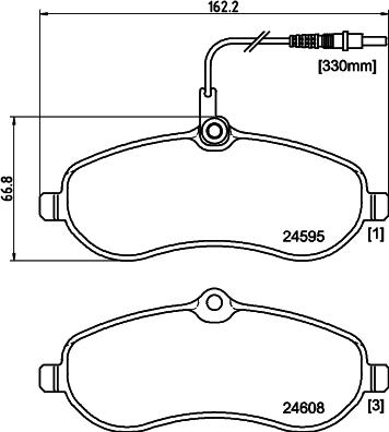 Mintex MDK0236 - Kit freno, Freno a disco autozon.pro