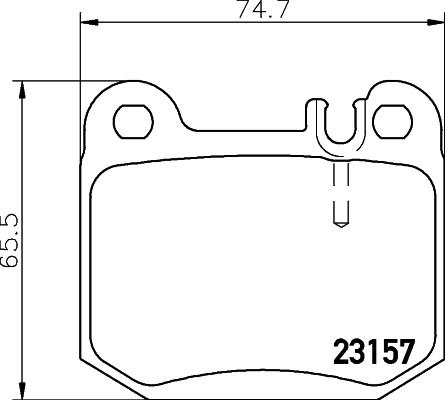 Mintex MDB2112 - Kit pastiglie freno, Freno a disco autozon.pro