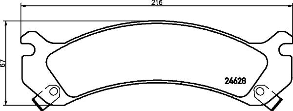 Mintex MDB2363 - Kit pastiglie freno, Freno a disco autozon.pro