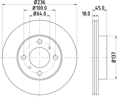 Mintex MDC945 - Discofreno autozon.pro