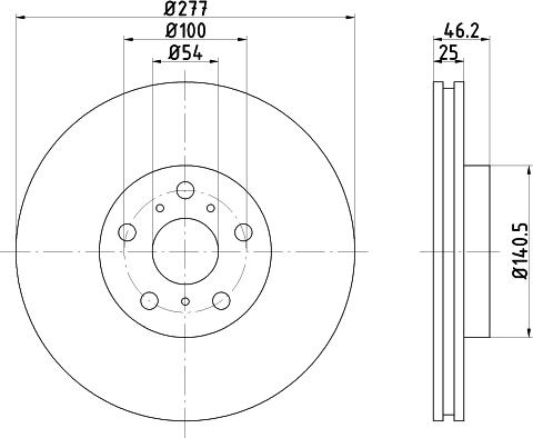 Mintex MDC901 - Discofreno autozon.pro