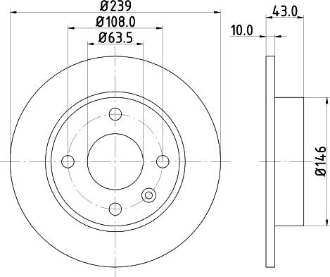 Mintex MDC578 - Discofreno autozon.pro