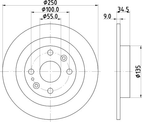 Mintex MDC660 - Discofreno autozon.pro