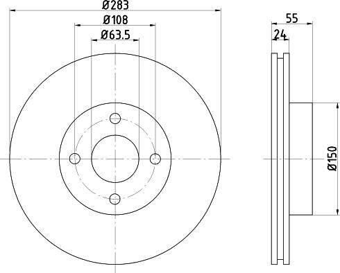 Mintex MDC638 - Discofreno autozon.pro