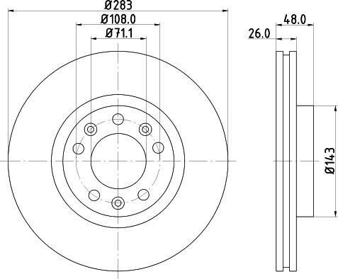 Mintex MDC1494 - Discofreno autozon.pro