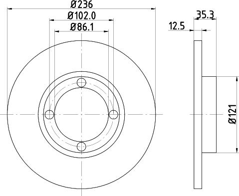 Mintex MDC1459 - Discofreno autozon.pro