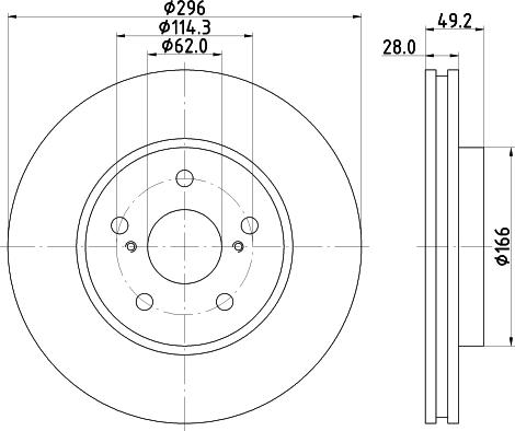 Mintex MDC1564 - Discofreno autozon.pro