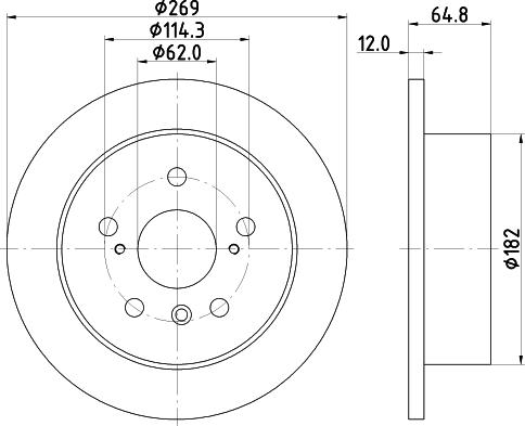 Mintex MDC1565 - Discofreno autozon.pro