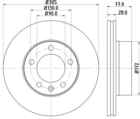 Mintex MVK0055 - Kit freno, Freno a disco autozon.pro