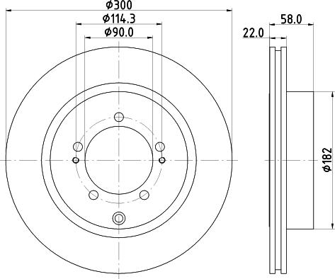 Mintex MDC1574 - Discofreno autozon.pro