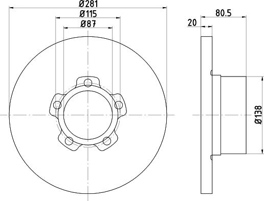 Mintex MDC166 - Discofreno autozon.pro