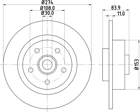 Mintex MDC1681 - Discofreno autozon.pro