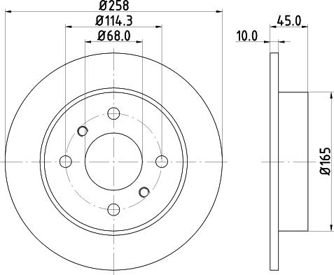 Mintex MDC1006 - Discofreno autozon.pro