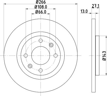 Mintex MDC1011C - Discofreno autozon.pro