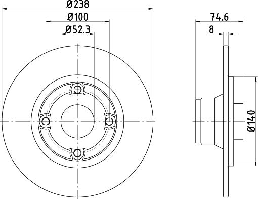 Mintex MDC1012 - Discofreno autozon.pro