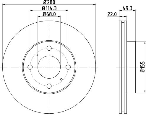 Mintex MDC1080 - Discofreno autozon.pro