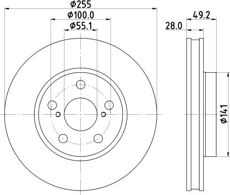 Mintex MDC1028 - Discofreno autozon.pro