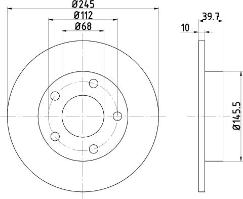 Mintex MDC1155 - Discofreno autozon.pro