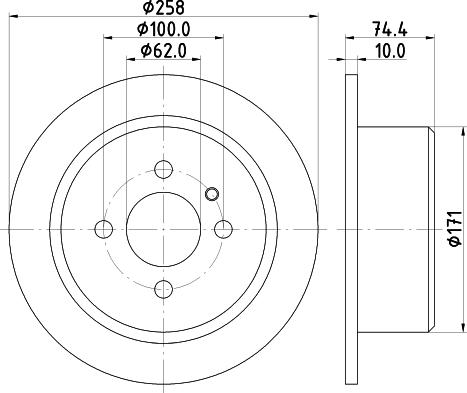 Mintex MDC1107 - Discofreno autozon.pro