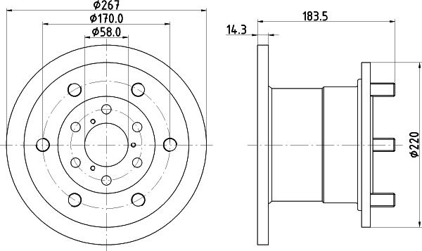 Mintex MDC1112 - Discofreno autozon.pro