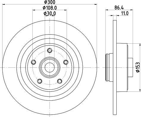 Mintex MDC1893 - Discofreno autozon.pro