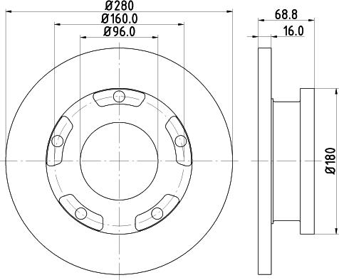 Mintex MVK0018 - Kit freno, Freno a disco autozon.pro