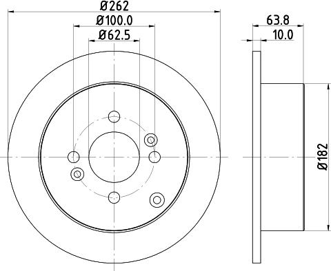 Mintex MDC1818 - Discofreno autozon.pro