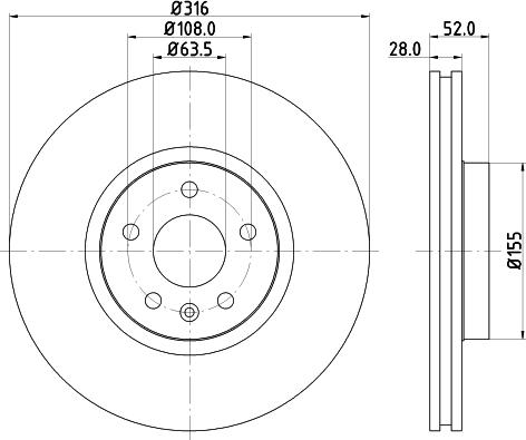 Mintex MDC1828 - Discofreno autozon.pro