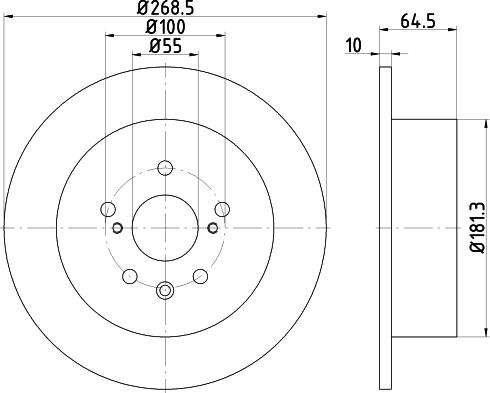 Mintex MDC1872 - Discofreno autozon.pro