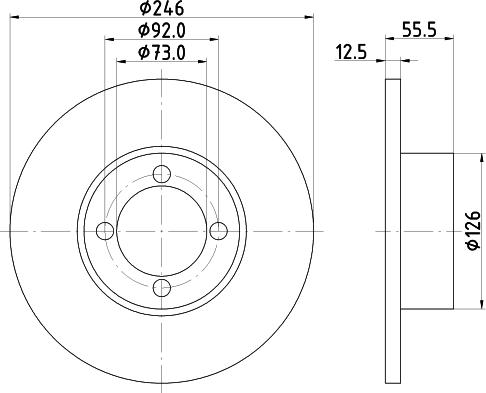 Mintex MDC18 - Discofreno autozon.pro