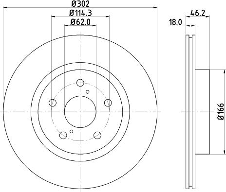 Mintex MDC1350 - Discofreno autozon.pro