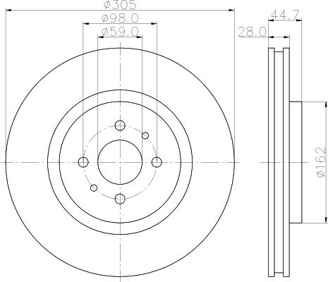 Mintex MDC1357 - Discofreno autozon.pro