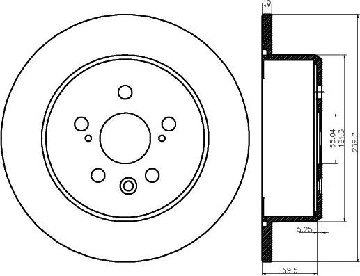 Mintex MDC1263 - Discofreno autozon.pro