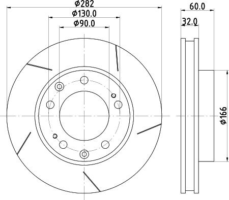 Mintex MDC1278L - Discofreno autozon.pro