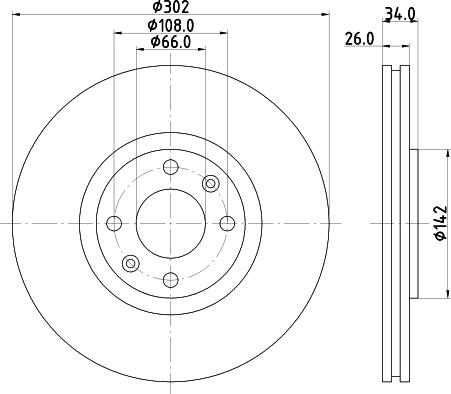 Mintex MDC1755 - Discofreno autozon.pro