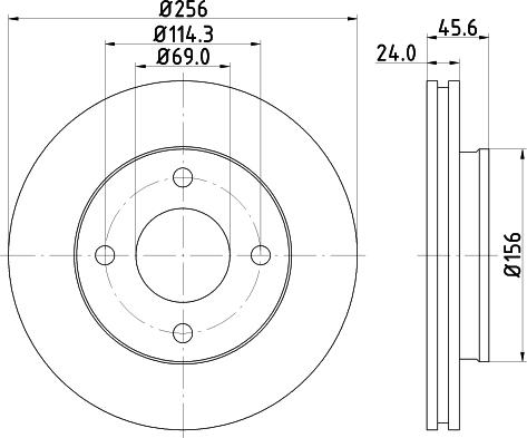 Mintex MDC1753 - Discofreno autozon.pro