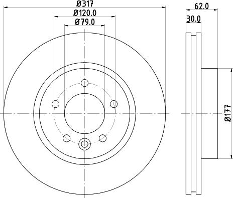 Mintex MDC1727 - Discofreno autozon.pro