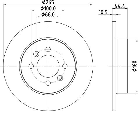 Mintex MDC815 - Discofreno autozon.pro