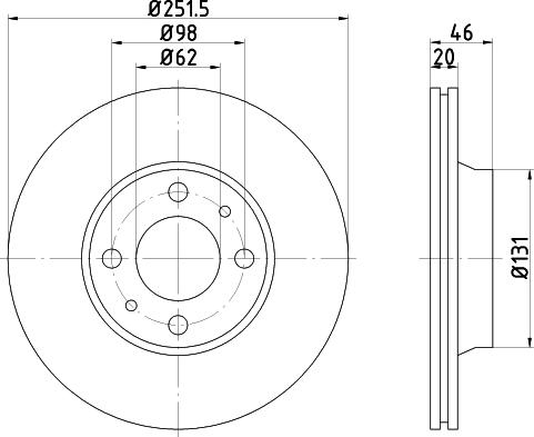 Mintex MDC816 - Discofreno autozon.pro