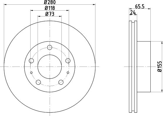 Mintex MDC839 - Discofreno autozon.pro