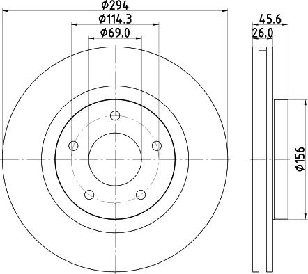 Mintex MDC82101C - Discofreno autozon.pro