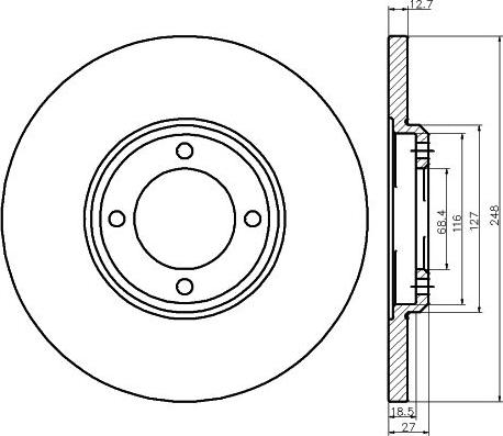 Mintex MDC8 - Discofreno autozon.pro