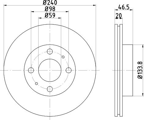 Mintex MDC358 - Discofreno autozon.pro