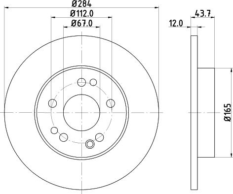 Mintex MDC362 - Discofreno autozon.pro