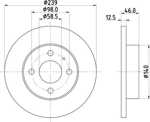 Mintex MDC382 - Discofreno autozon.pro