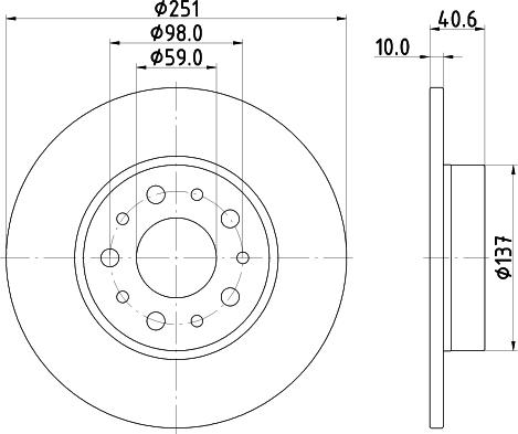 Mintex MDC2401 - Discofreno autozon.pro