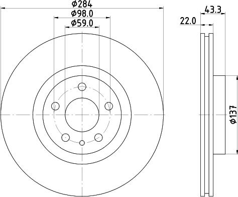 Mintex MDC2485 - Discofreno autozon.pro