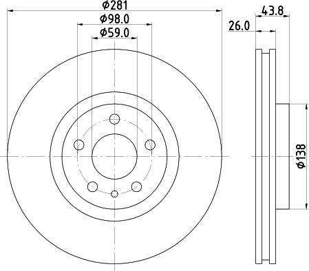 Mintex MDC2563 - Discofreno autozon.pro