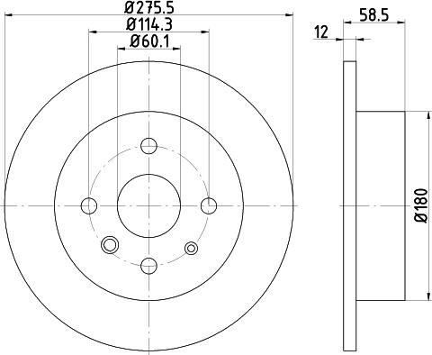 Mintex MDC2505 - Discofreno autozon.pro