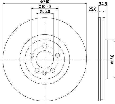 Mintex MDC2697 - Discofreno autozon.pro